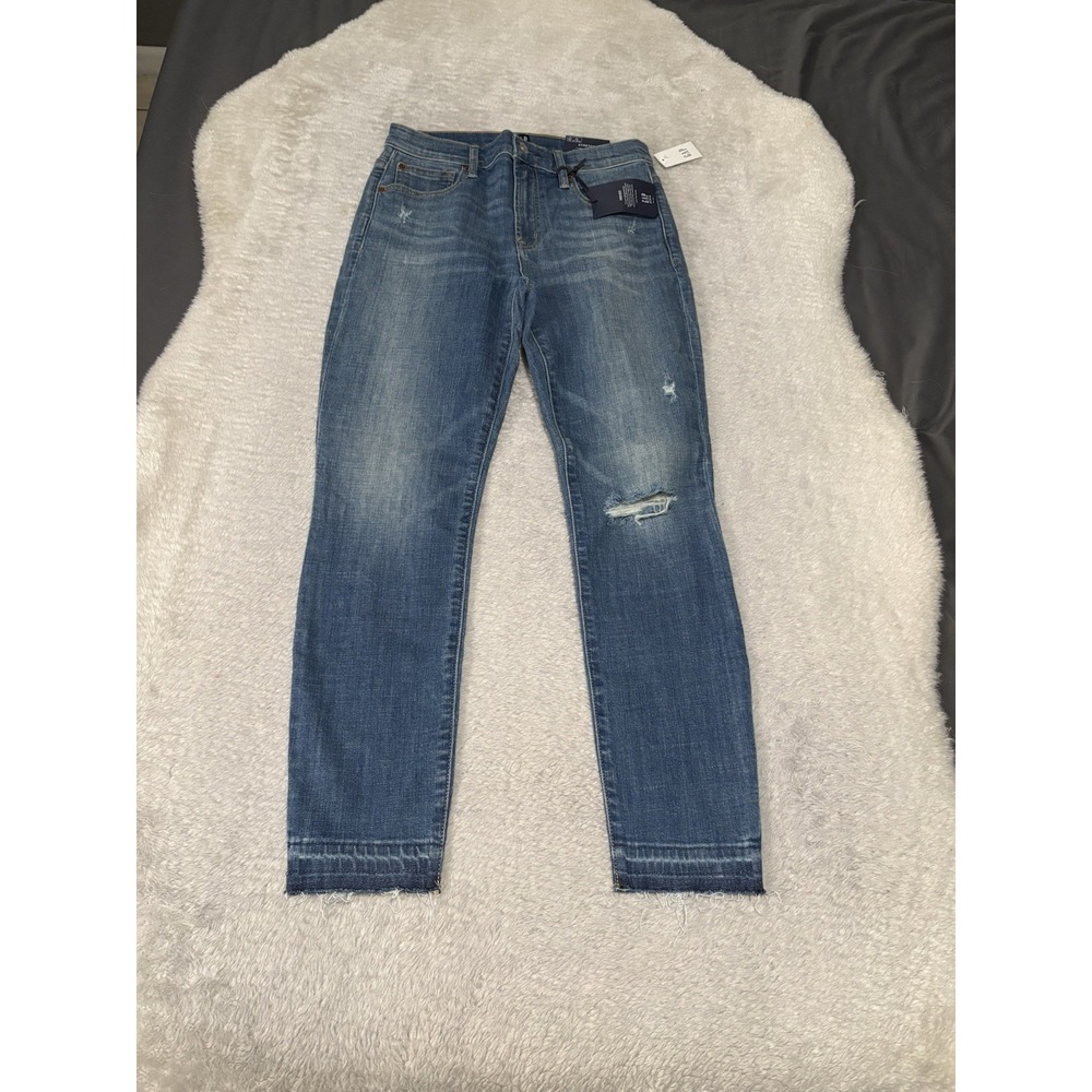 New Gap Denim True Skinny Blue Denim Jeans‎ Ankle Size 28R Stretch